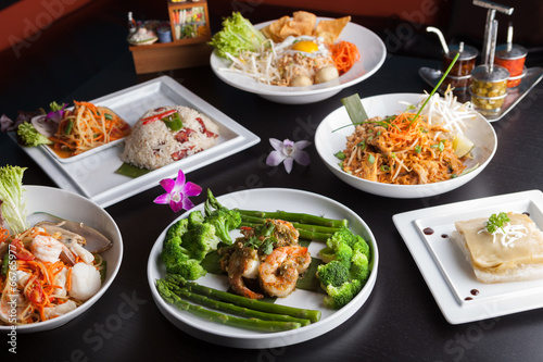 Thai Food Dishes Variety
