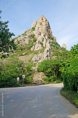 The mountain in Kurortnoe settlement photo
