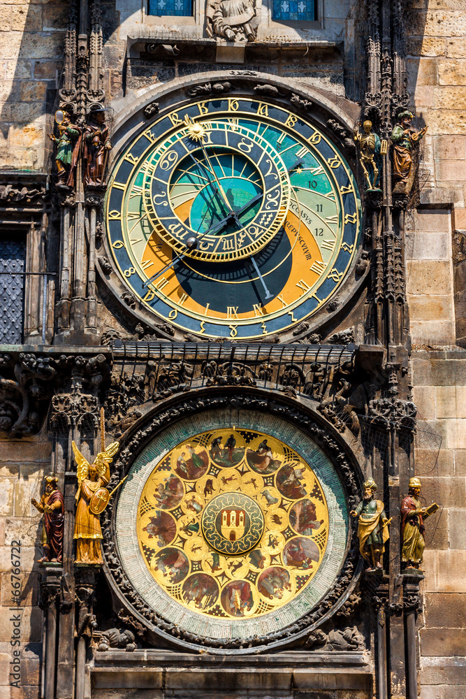 Obraz premium Astronomical Clock. Prague. Czech Republic