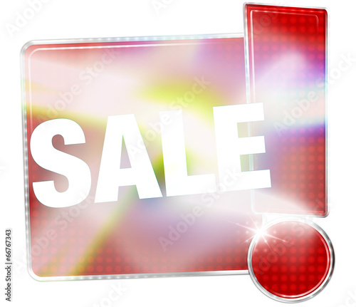 Sale Red Icon Exclamation Mark