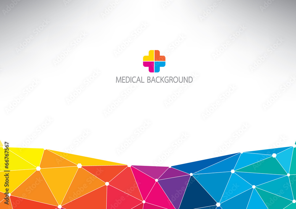 Obraz premium medical background vector