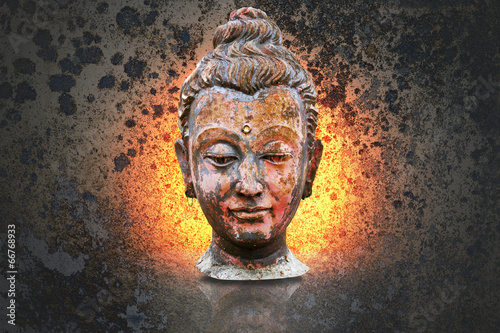 Head of buddha image