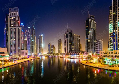 Dubai Marina cityscape, UAE © Sergii Figurnyi