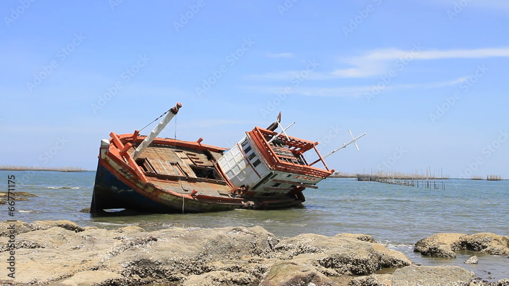 Wreck havoc on the fishing boats in the sea. Wreck havoc on the fishing boats in the sea.
