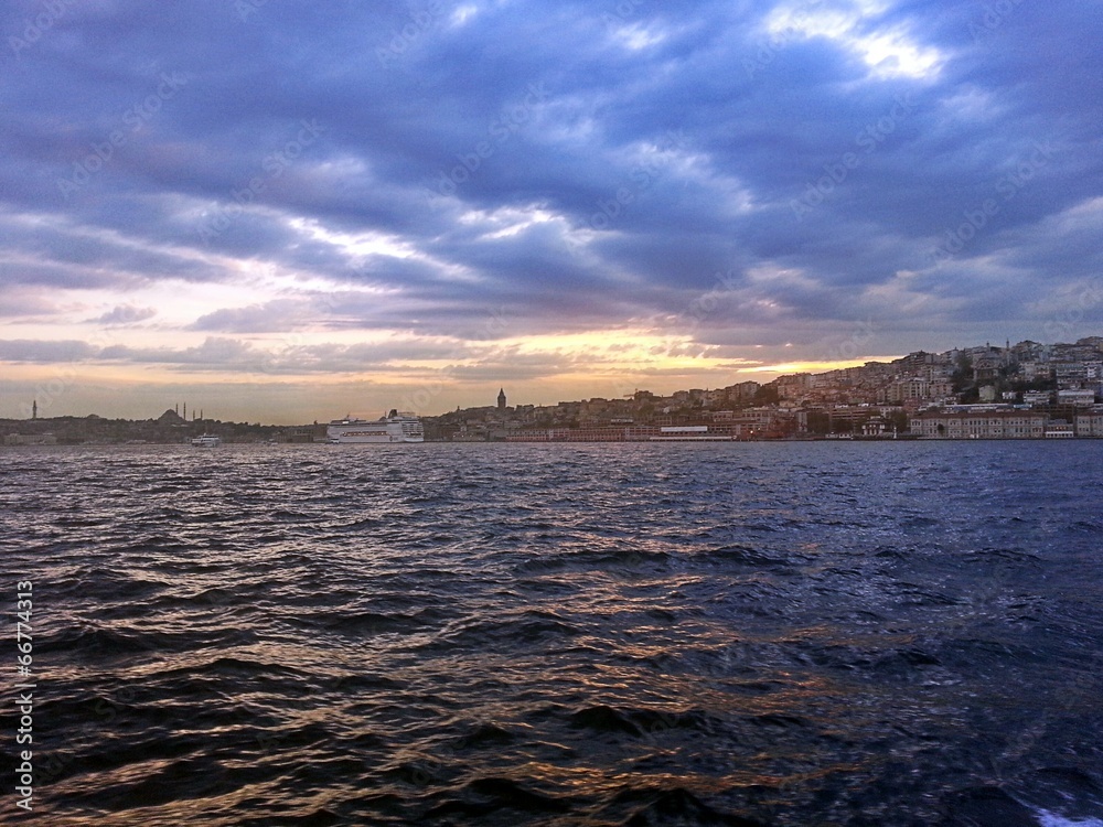 Istanbul Bosphorus Sunset