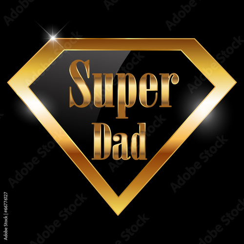 happy fathers day, super dad greeting card