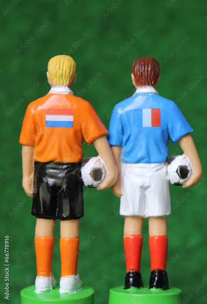 Obraz premium Frankreich vs Niederlande