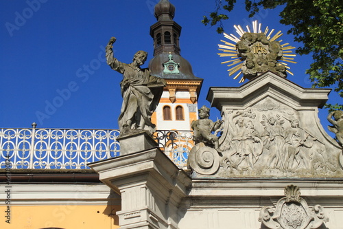 Portal der barocken Klosteranlage Neuzelle
