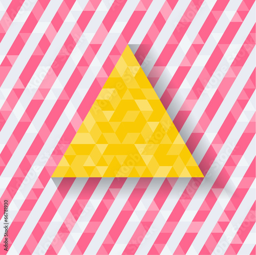 Abstract background of triangle