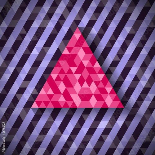 Abstract background of triangle