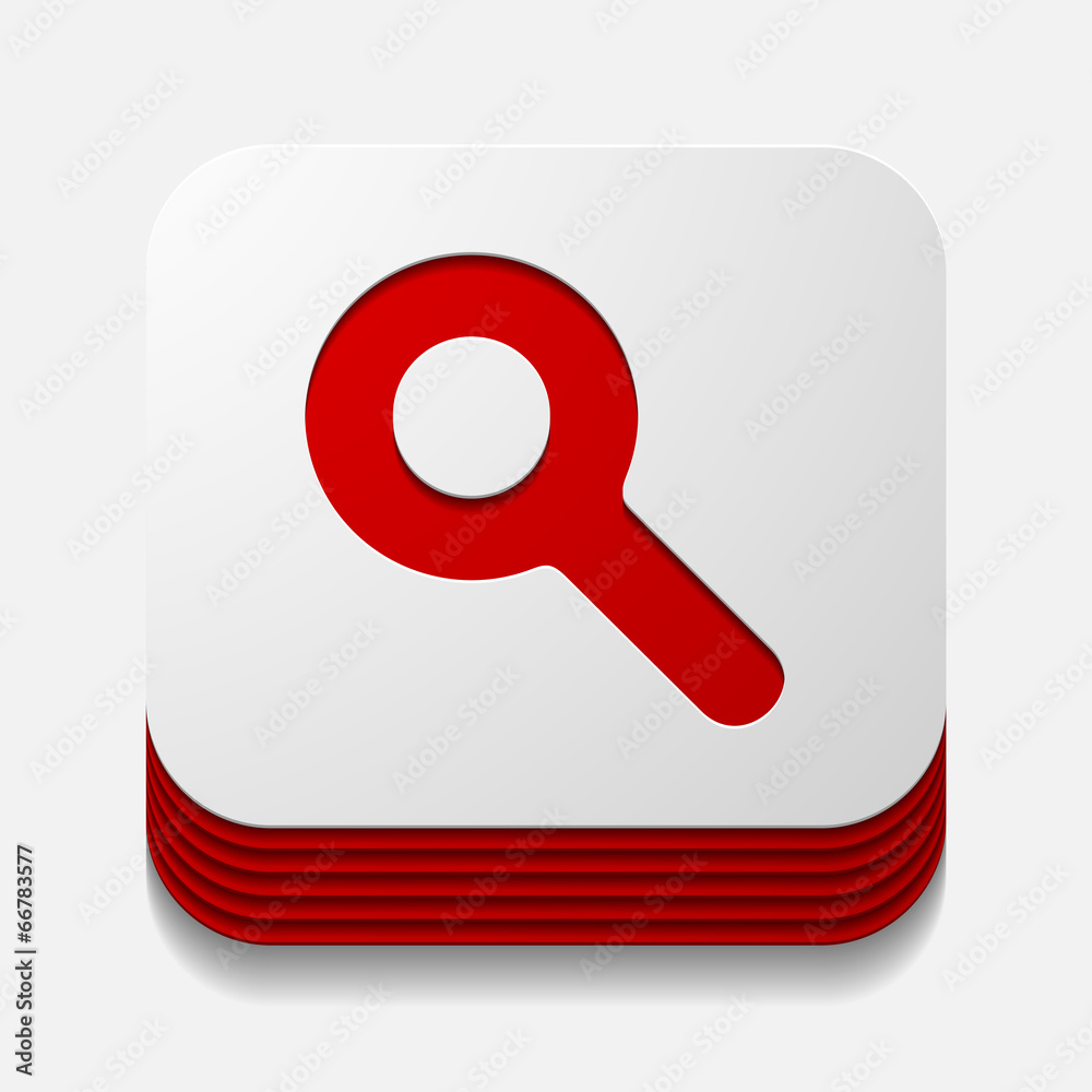 square button: magnifier square button: magnifier