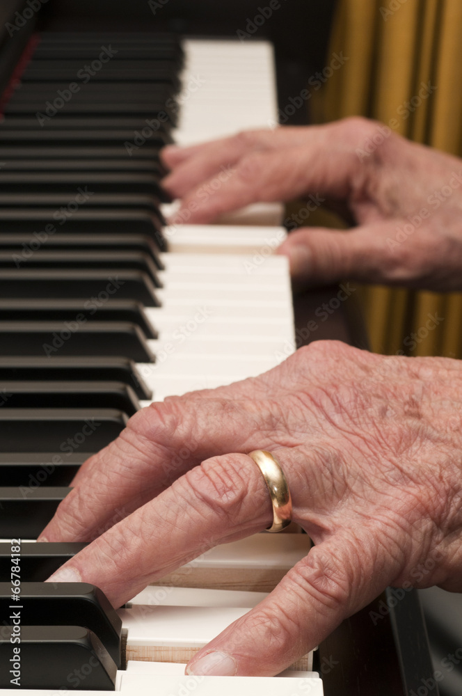 Old Hands on the Piano