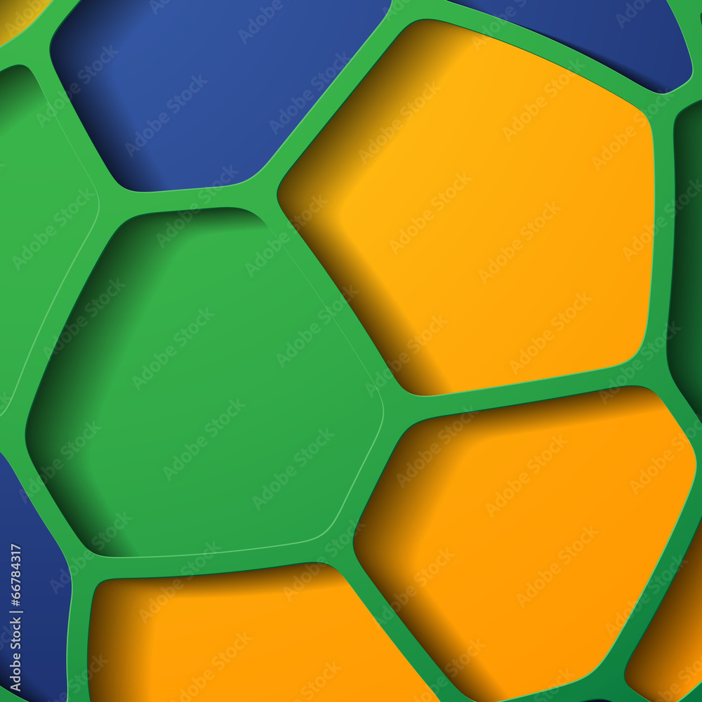 abstract background: Brasil 2014