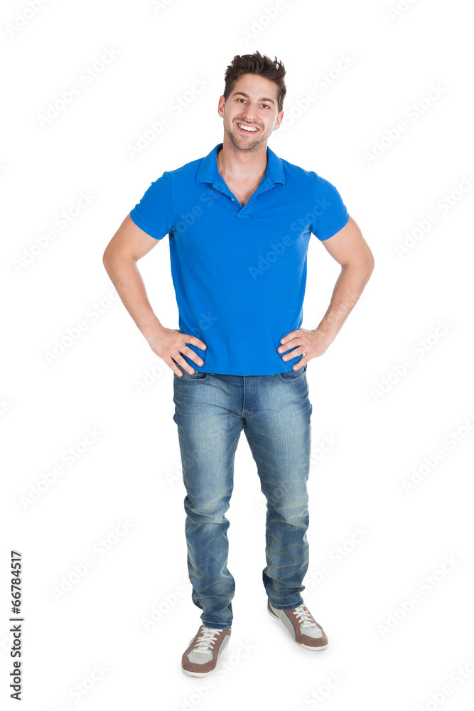 Handsome Mid Adult Man In Casuals
