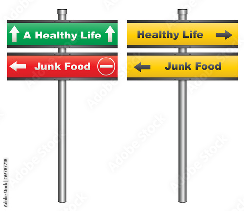 Junk food or a healthy life