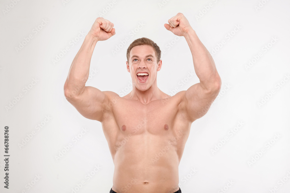 Healthy athletic man Healthy athletic man