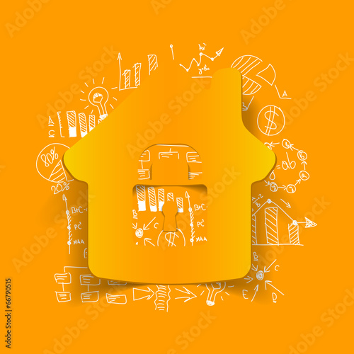 Drawing business formulas: house