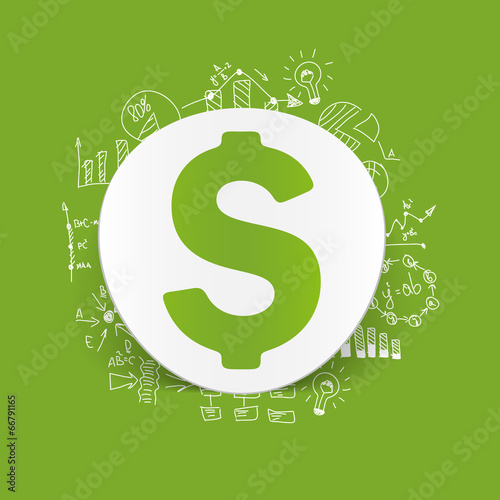 Drawing business formulas: money
