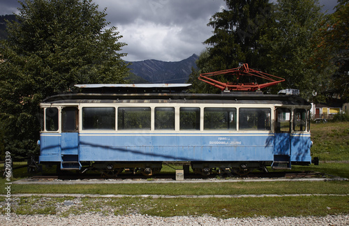 Historic train of Locarno to Domodossola's railway