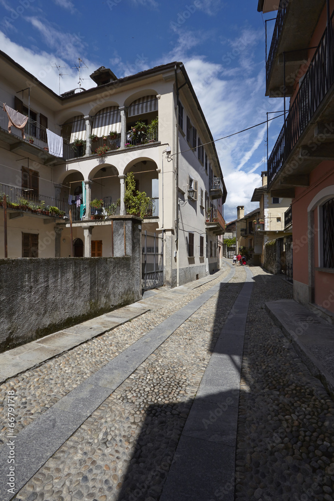 Fototapeta premium Domodossola, historic Italian city