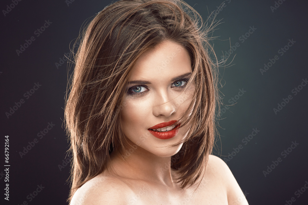 Young woman face. Beauty portrait Young woman face. Beauty portrait