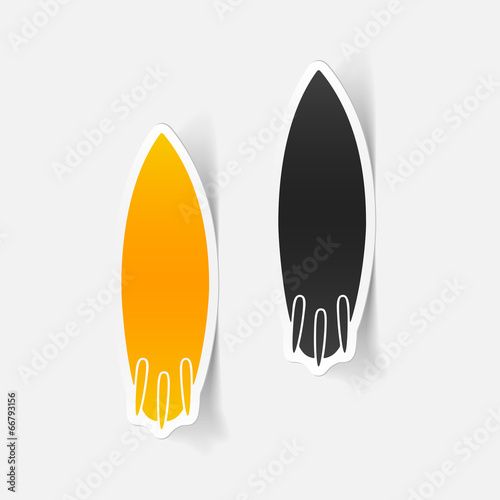 realistic design element: surfing