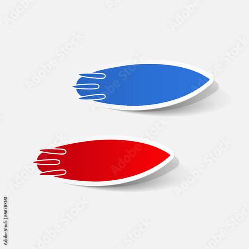 realistic design element: surfing