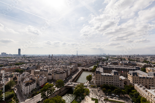 Parispanorama von der Kathedrale Notre Dame © jarek106