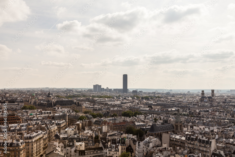 Parispanorama von der Kathedrale Notre Dame