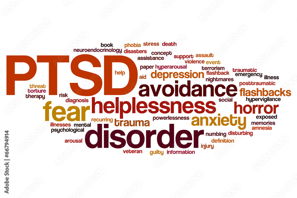 PTSD word cloud