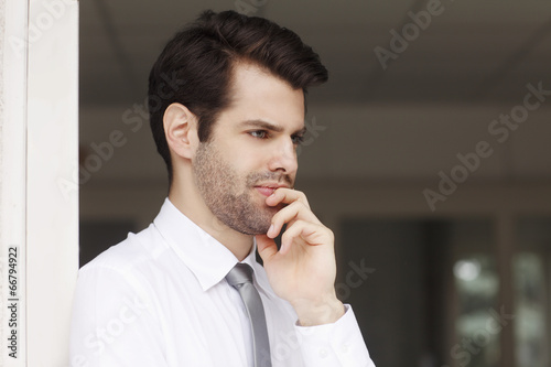 Professional young businessman portrait