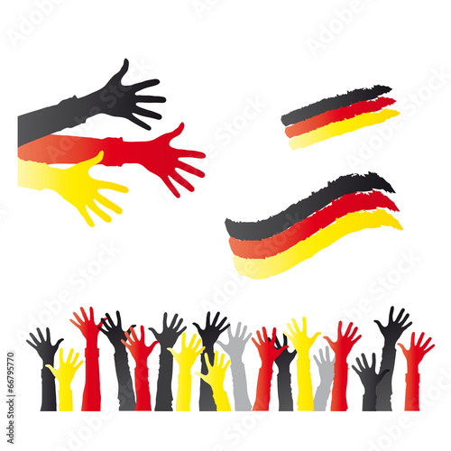 Bundestagswahl - Wahljahr, Wahl des Bundestags, helfende Hände, Ehrenamt, ehrenamtlich arbeiten, zum Gemeinwohl beitragen, Solidarität
