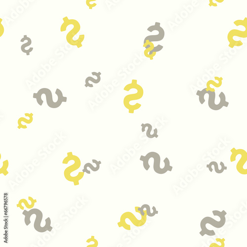 seamless background: money