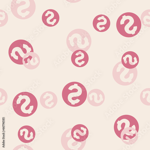 seamless background: money
