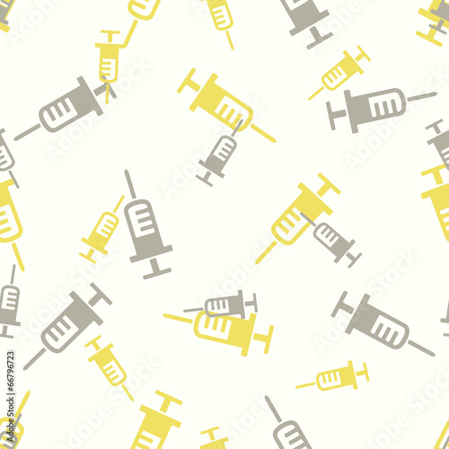 seamless background: syringe