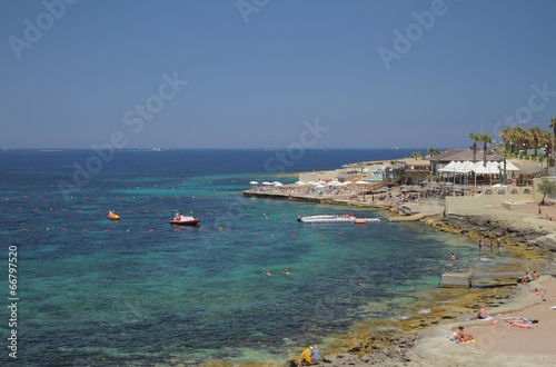 Resort on Mediterranean Sea. Malta