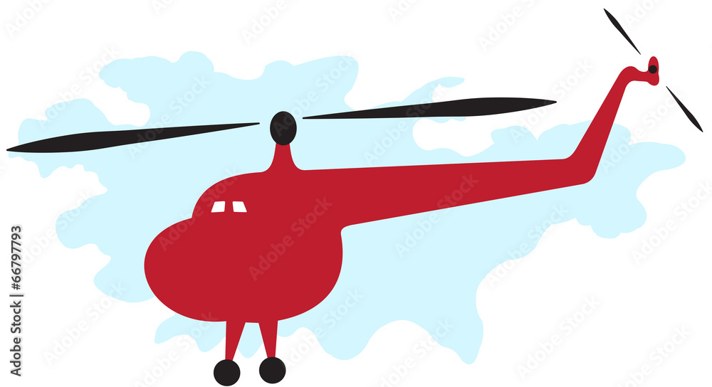 Cartoon helicopter Cartoon helicopter