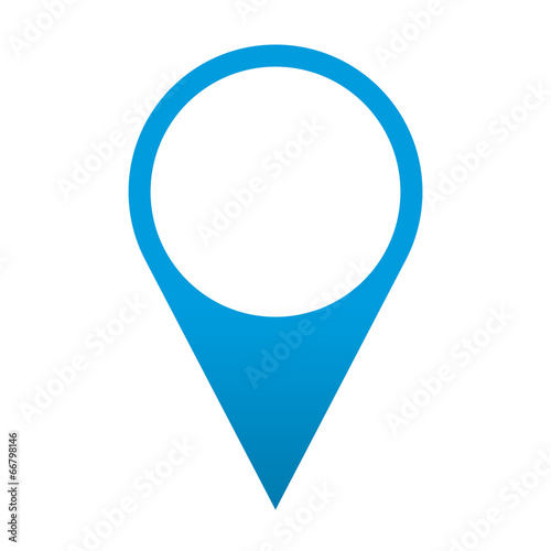 Free Download Icono localizacion azul - GFXLoad