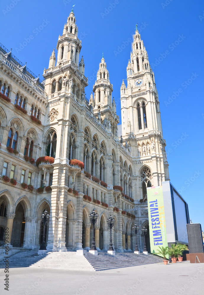 Fototapeta premium Town hall. Vienna. Austria