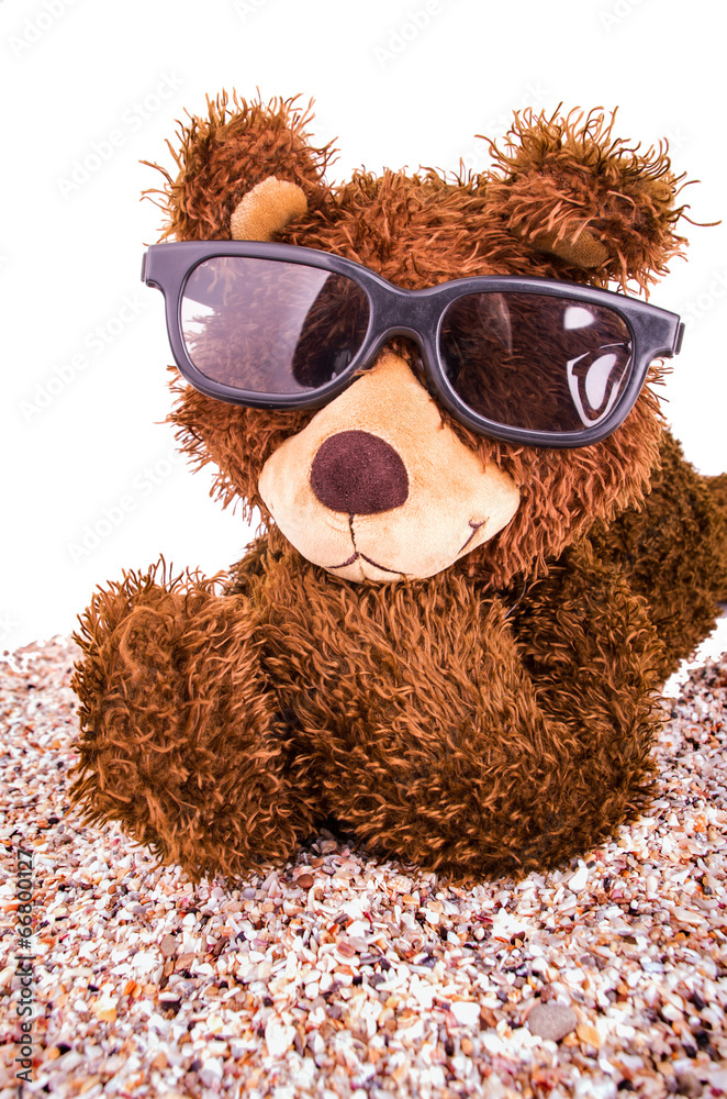 brown teddy bear with sunglasses brown teddy bear with sunglasses