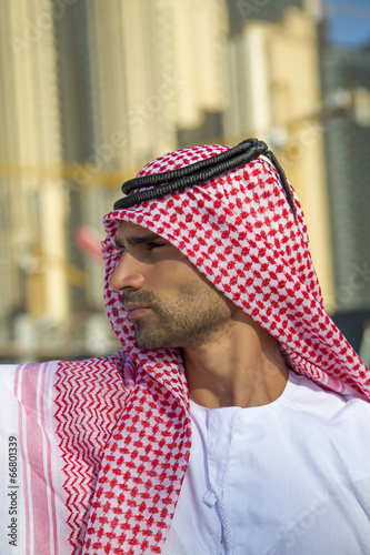 Portrait of the young arabi...