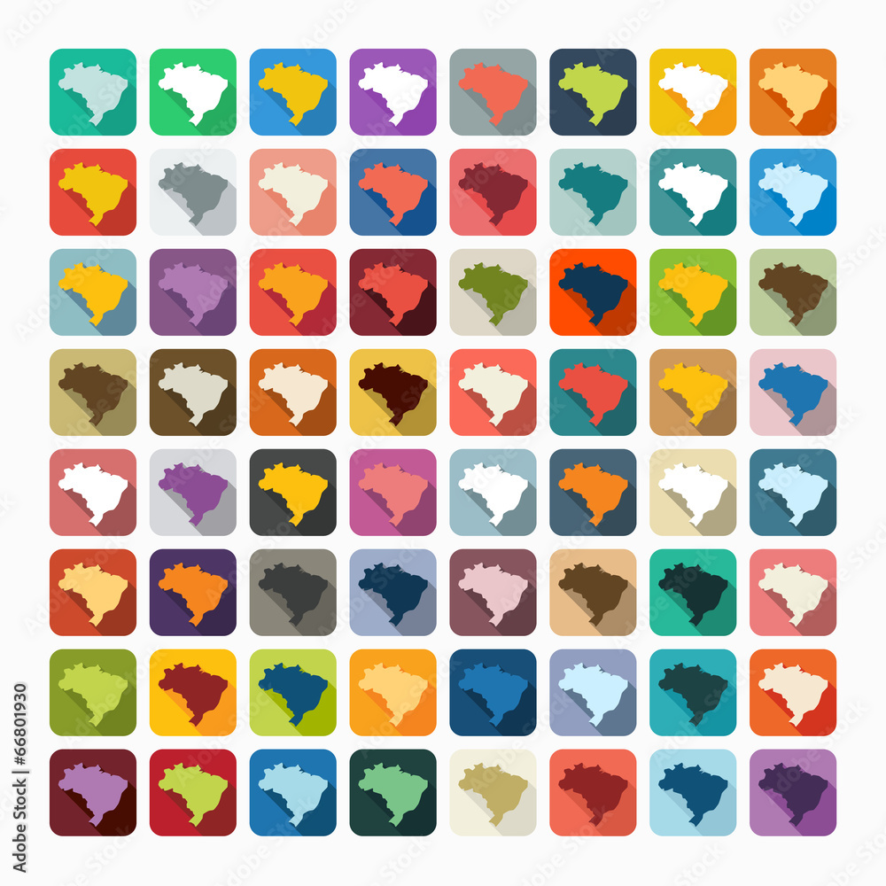 Flat design: brazil Flat design: brazil