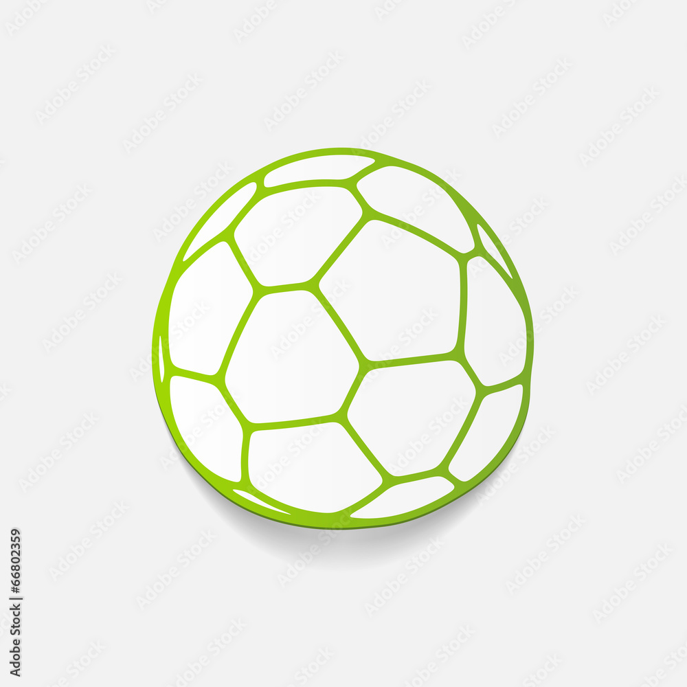 Naklejka premium realistic design element: ball