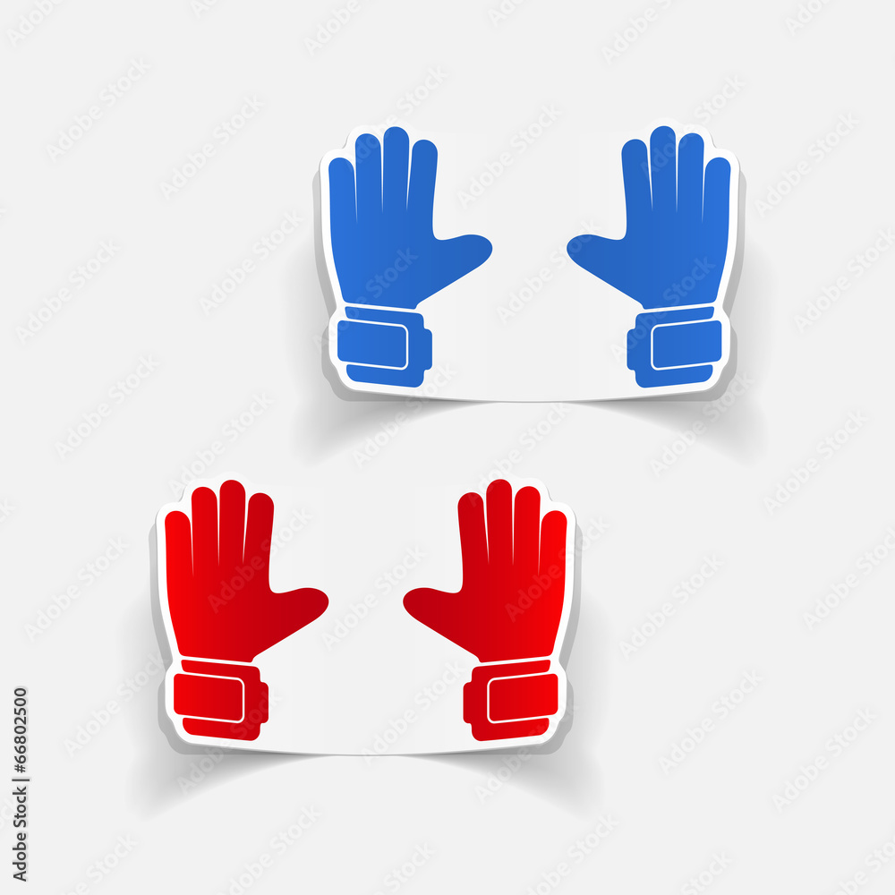 Obraz premium realistic design element: gloves