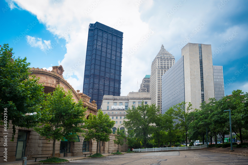 Fototapeta premium Downtown Pittsburgh