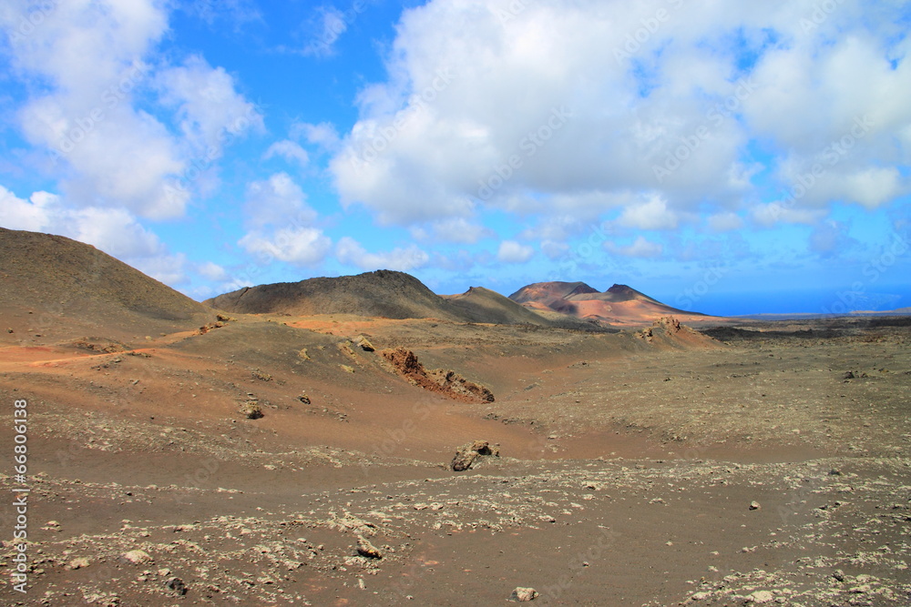Vulkangestein auf Lanzarote