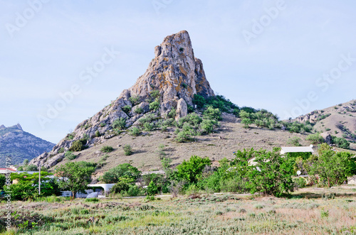 The mountain in Kurortnoe settlement photo