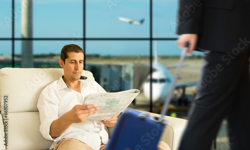 VIP area of an airport photo