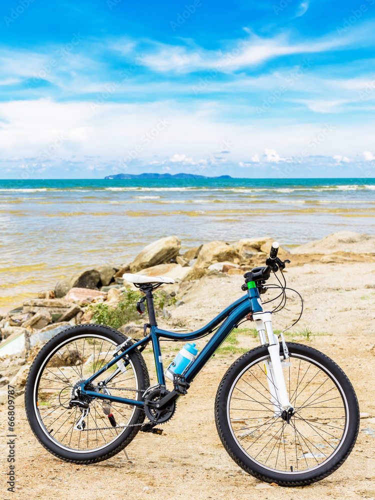 Bicycle at beach