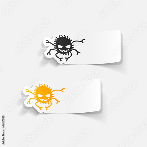 realistic design element: spider